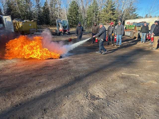 Fire safety training